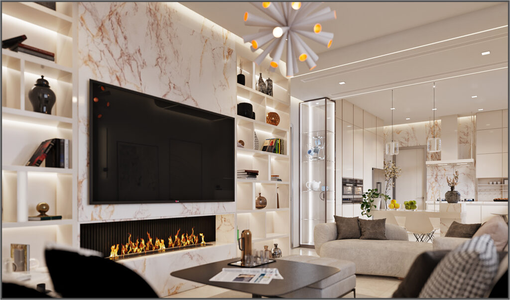 VILLA LIVING ROOM DESIGN ISTANBUL