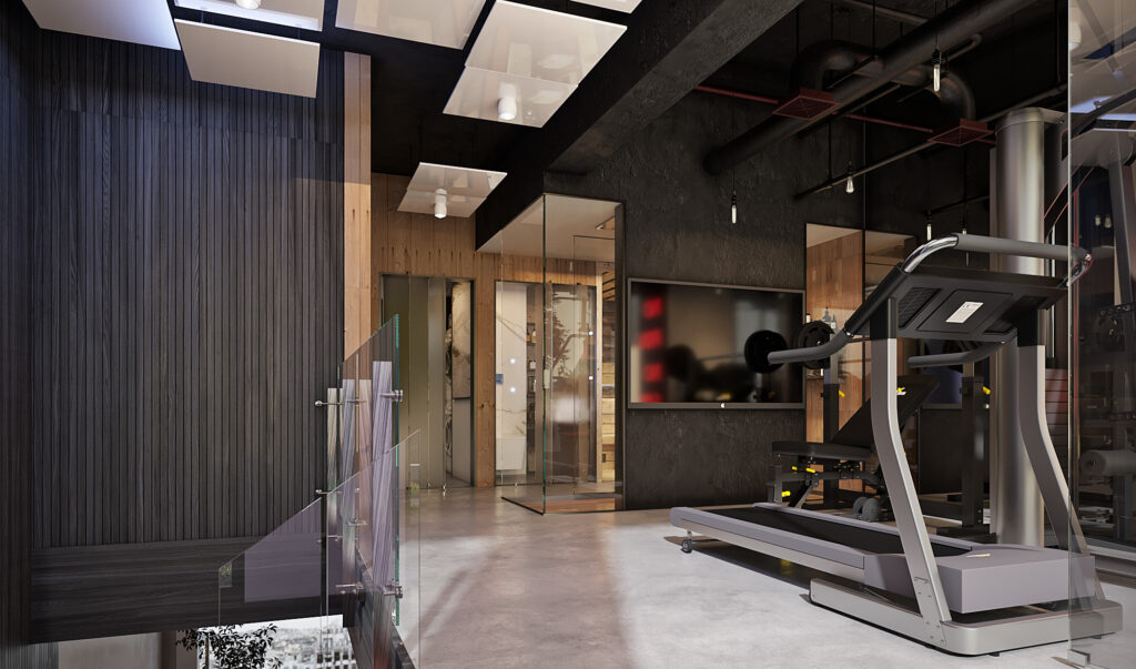 villa gym interior design