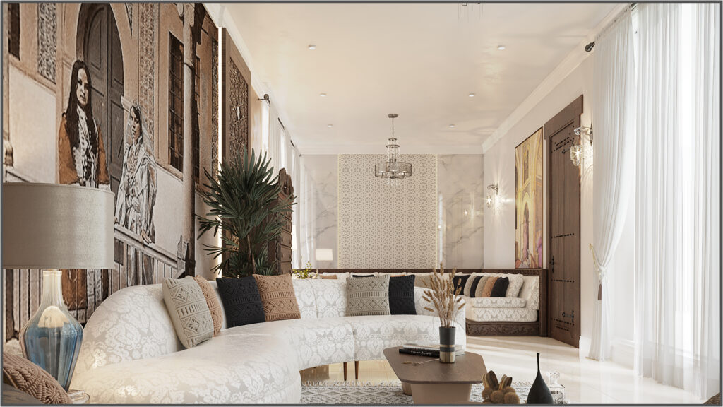 Villa Women Majlis interior design