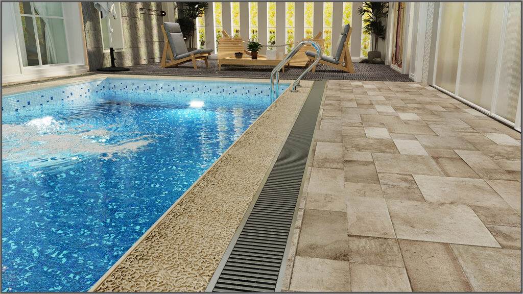 villa pool interior design