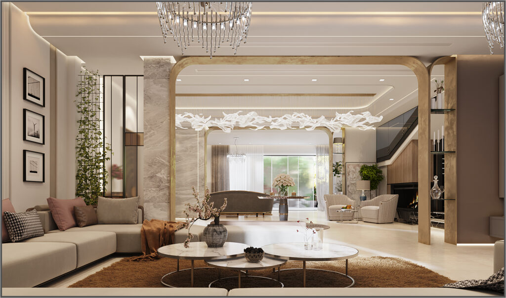 villa interior design in Dubai