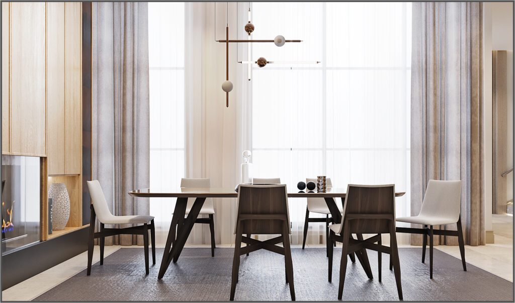 modern villa interior design in istanbul