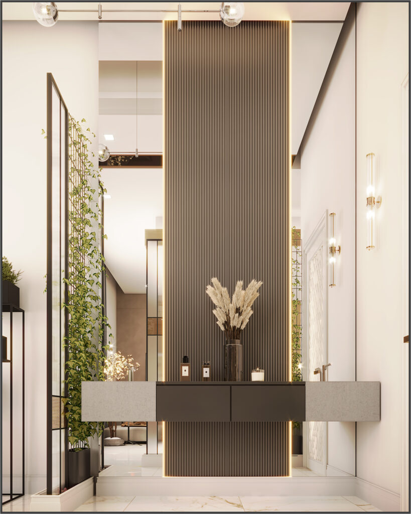 Modern Villa Living Room Interior Design