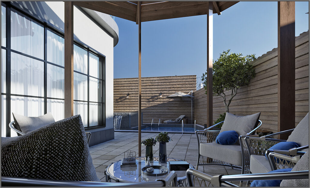 Villa Landscape Design in Libya