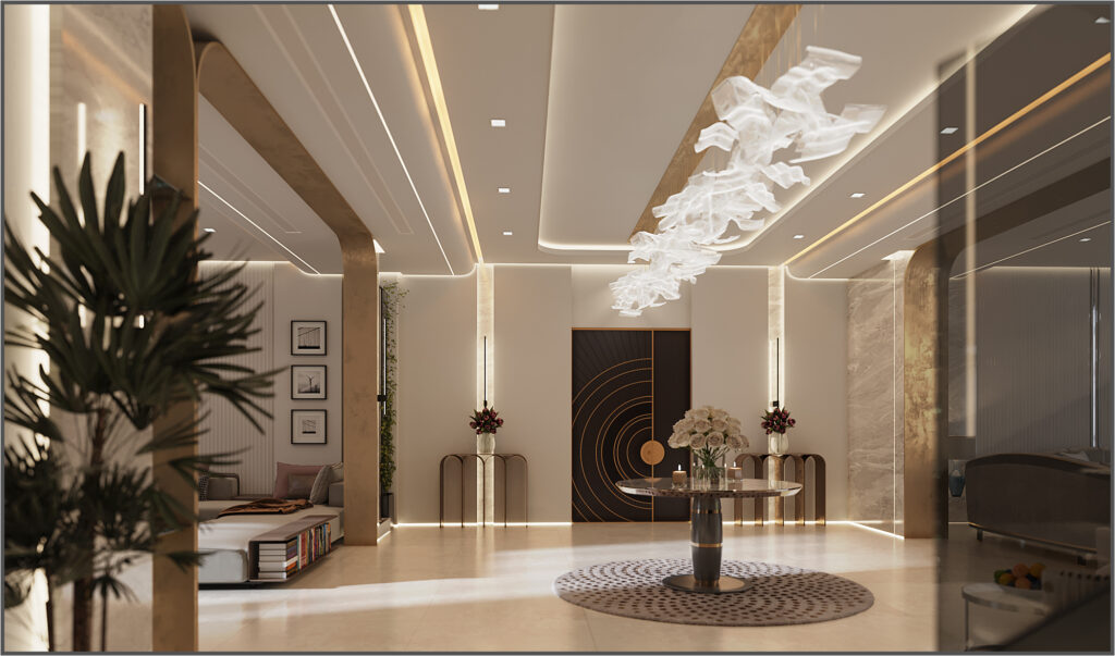 villa interior design in Dubai