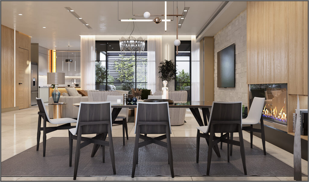 modern villa interior design in istanbul