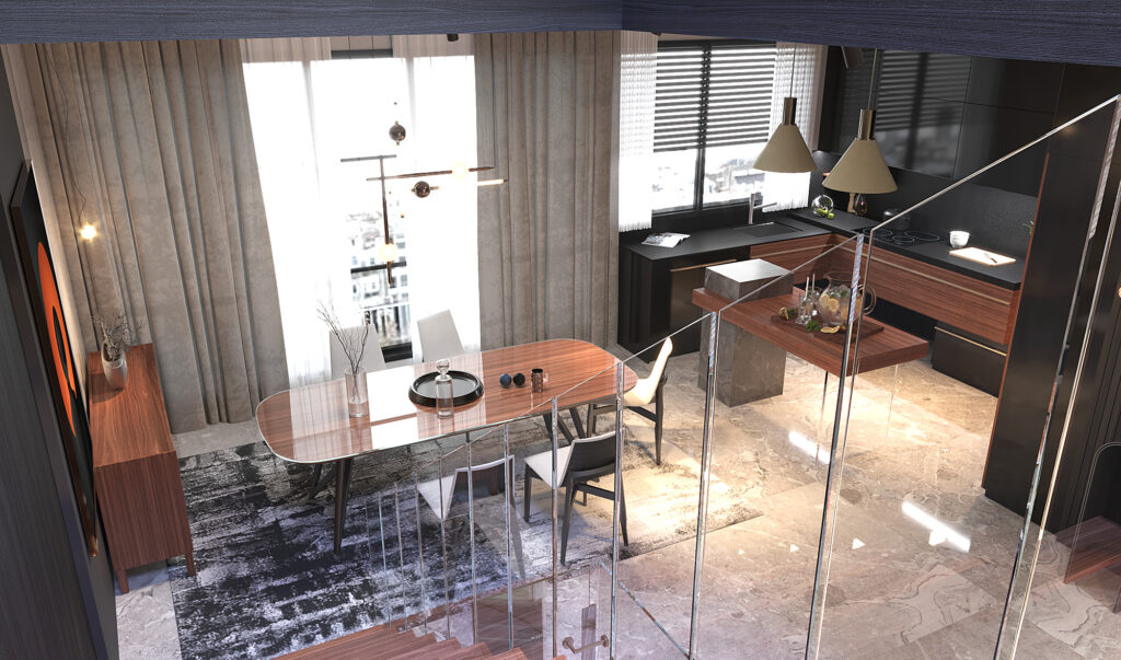 Modern Villa Interior Design in Istanbul