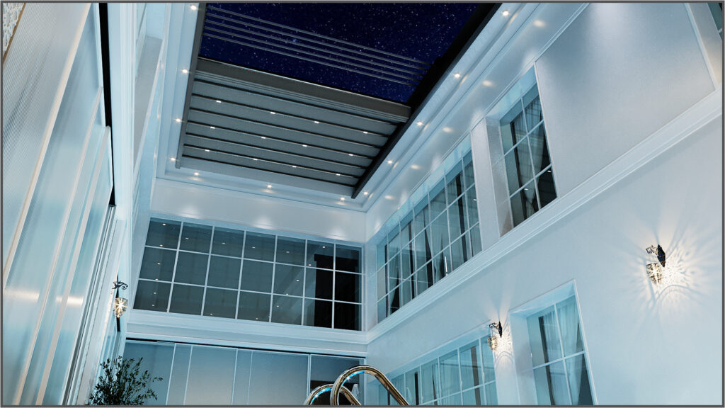 villa pool interior design