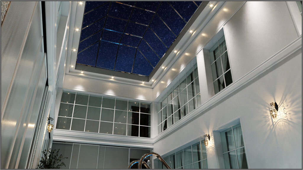 villa pool interior design