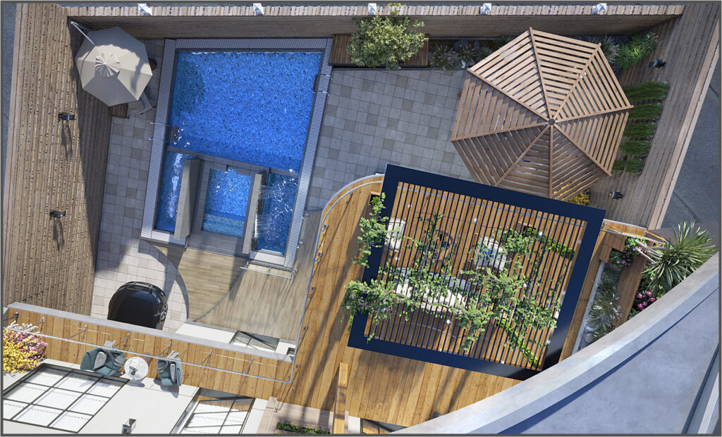 Villa Landscape Design in Libya