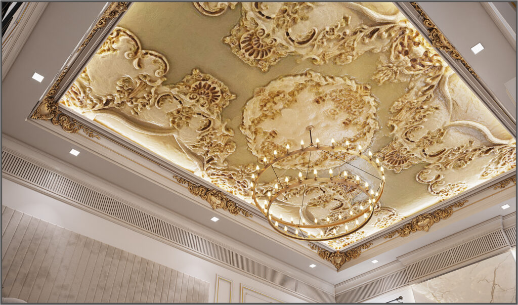 Classic Villa men majlis Interior Design