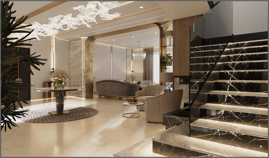 villa interior design in Dubai