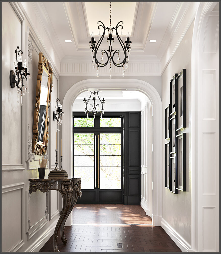 Royal Classic Villa Entrance and Majlis Design