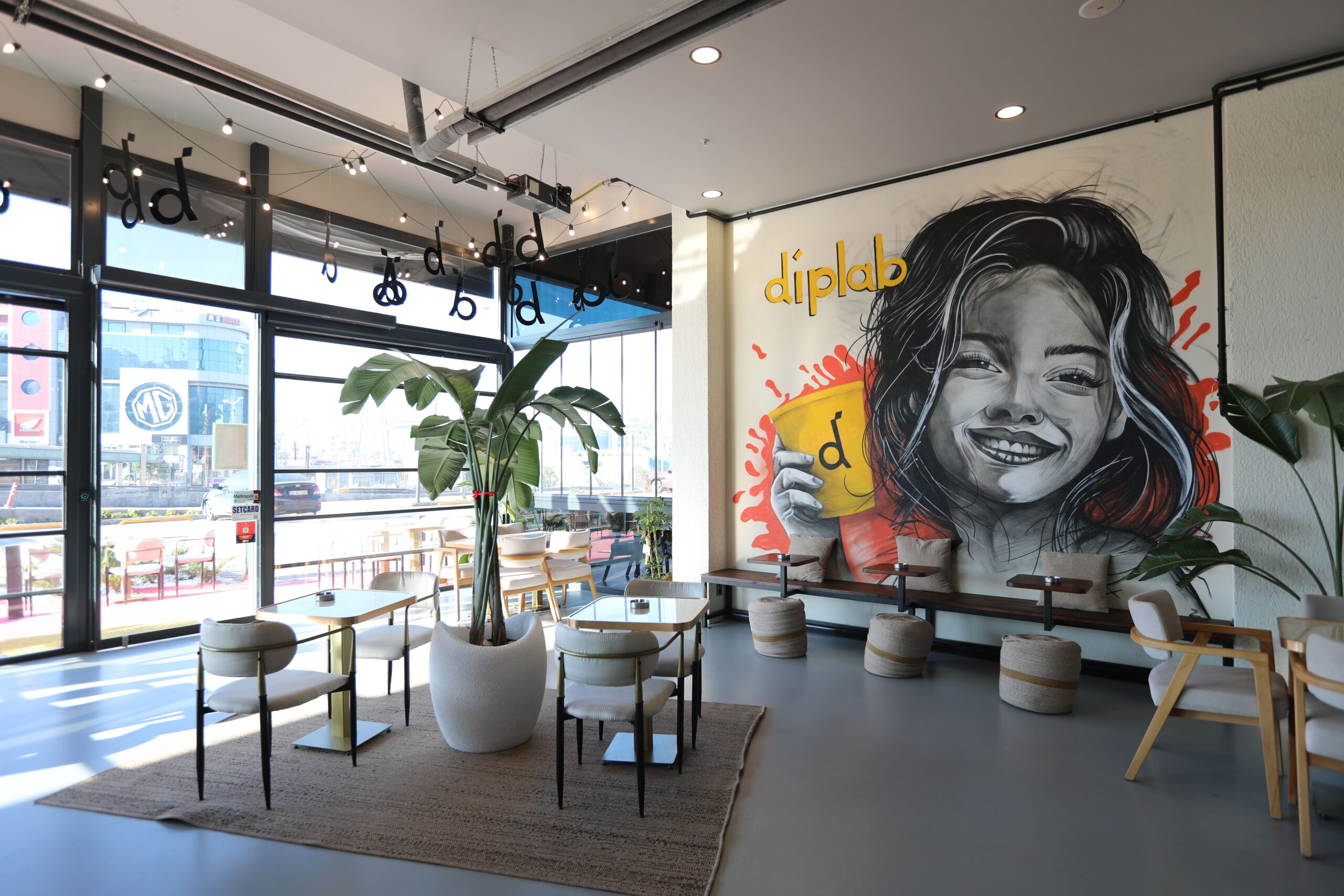 Interior Design for Cafe in Istanbul – DIPLAB CAFE