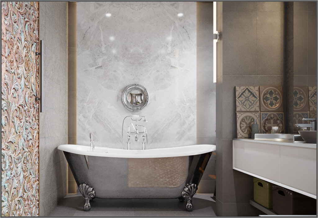 villa master bathroom interior design