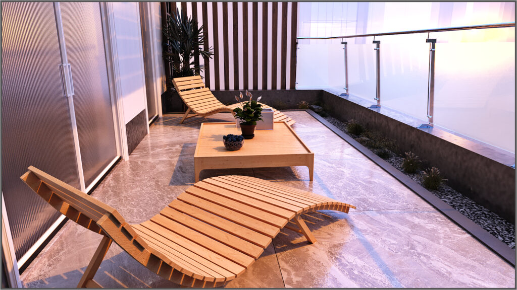terrace interior design in istanbul