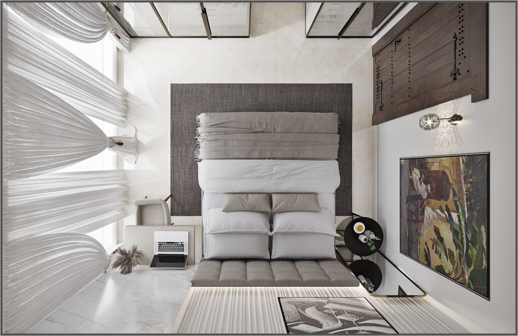 bedroom interior design in villa