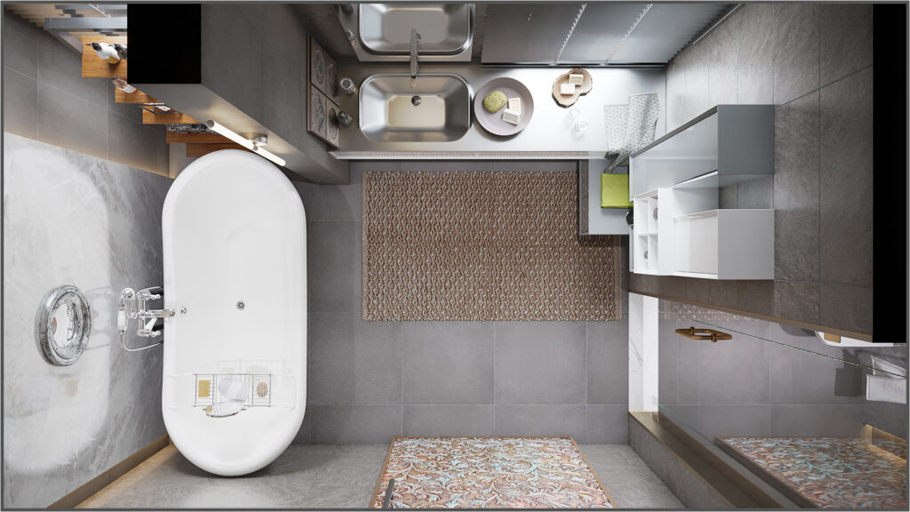 villa master bathroom interior design