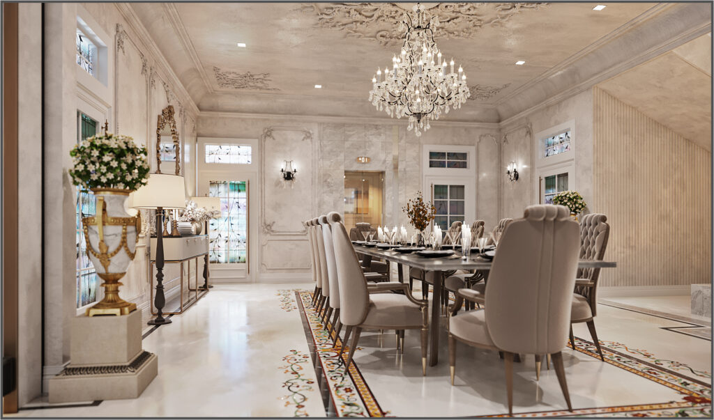 Classic Villa livingroom Interior Design