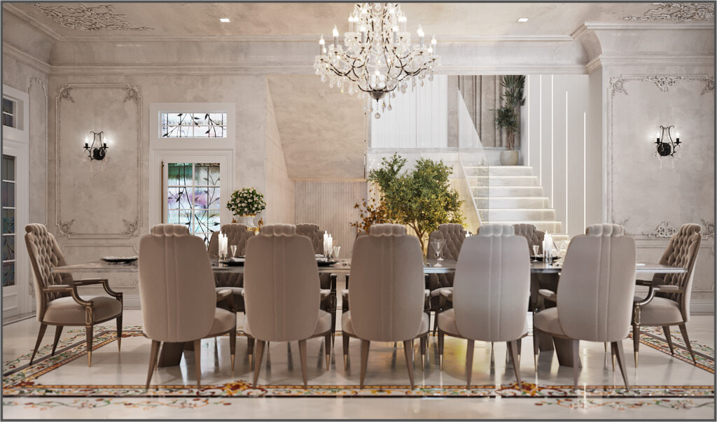 Classic Villa livingroom Interior Design