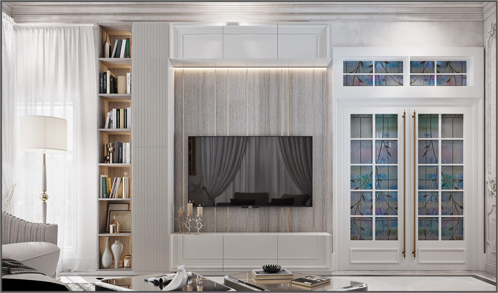 Classic Villa master bedroom Interior Design