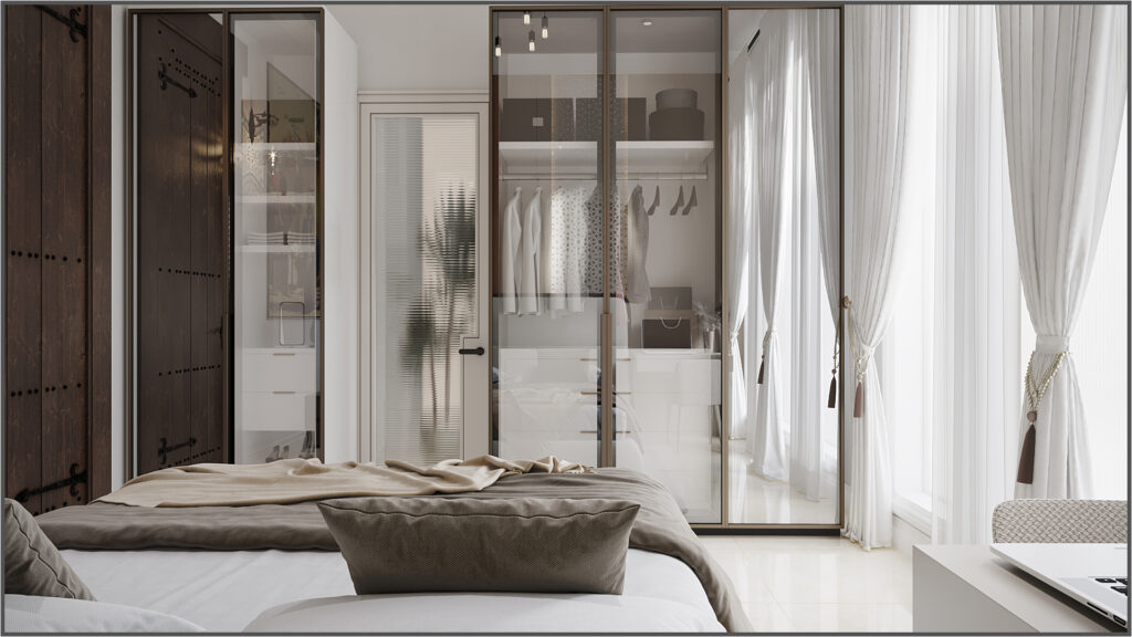 bedroom interior design in villa