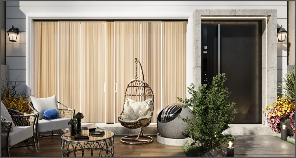 villa garden interior design