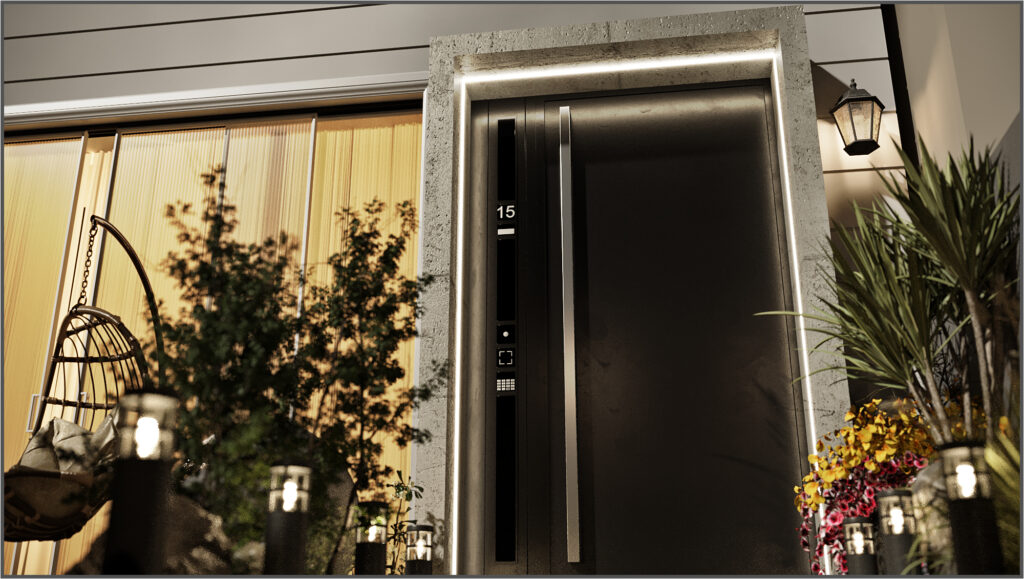 villa garden interior design