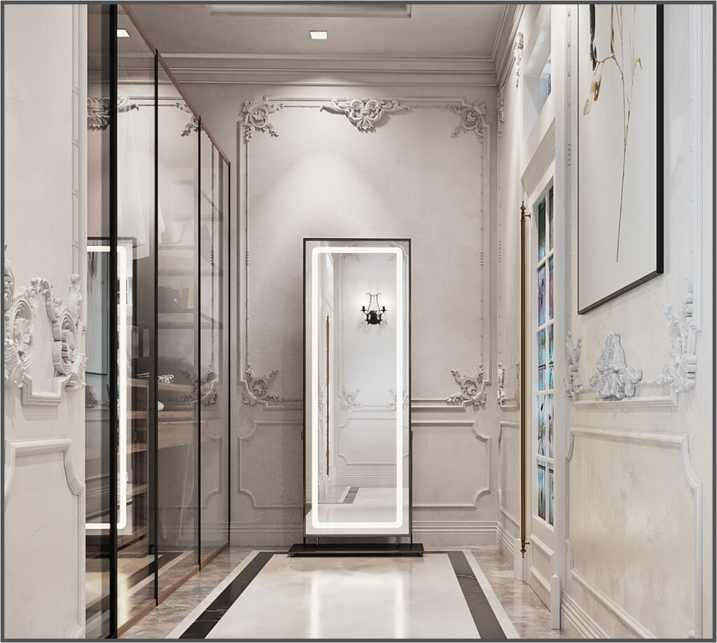 Classic Villa master bedroom Interior Design