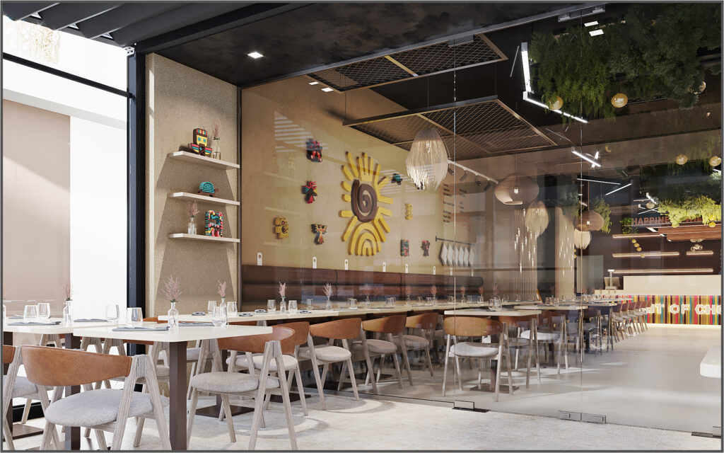 Modern Café Interior Design in istanbul