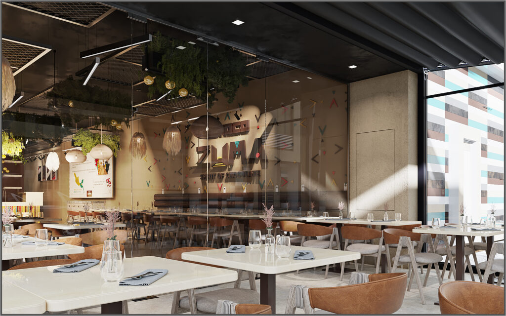 Modern Café Interior Design in istanbul