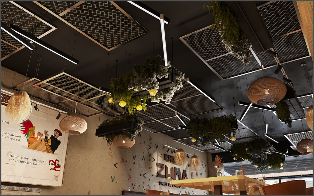 Modern Café Interior Design in istanbul