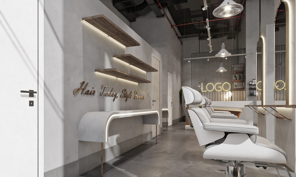 Industrial Men’s Barbershop Interior Design – Istanbul