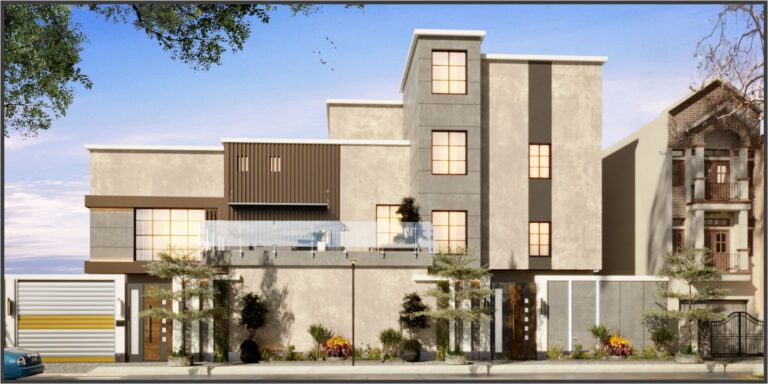 Modern Villa Facade Design in Saudi Arabia