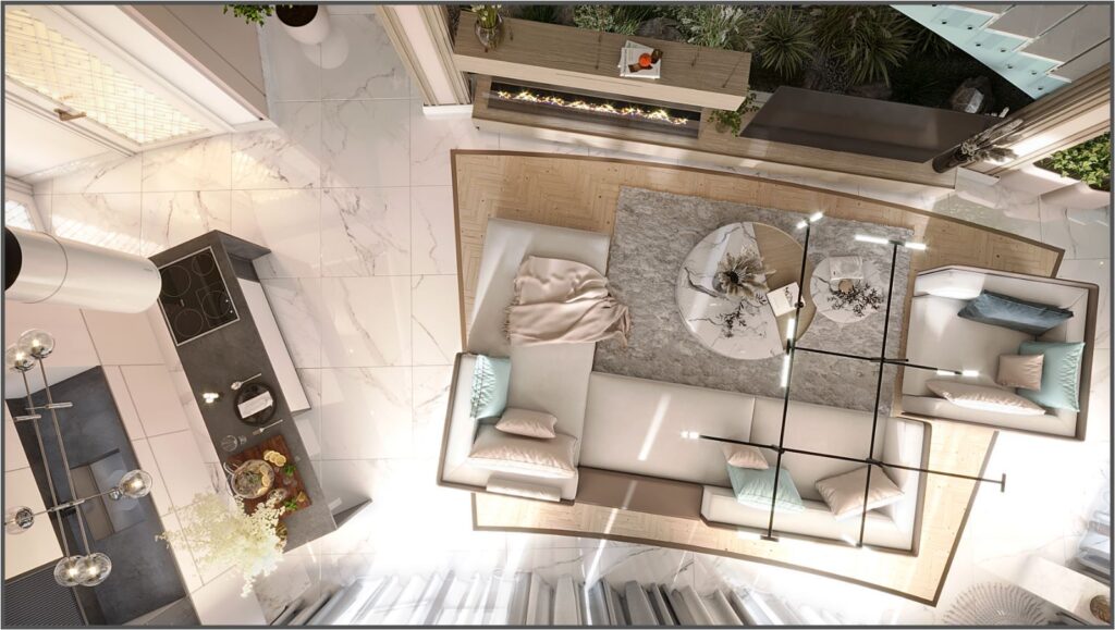 Coastal Villa Interior Design in Libya