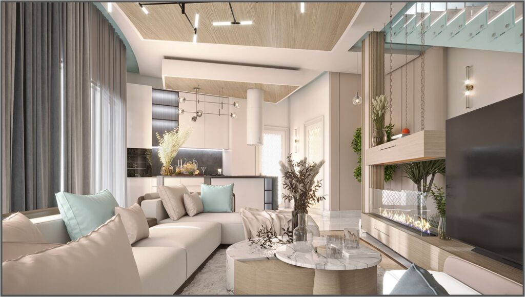 Coastal Villa Interior Design in Libya