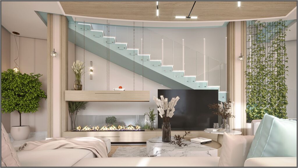 Coastal Villa Interior Design in Libya