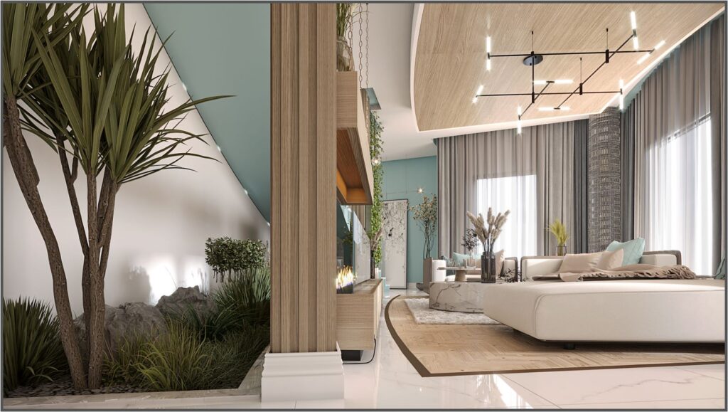 Coastal Villa Interior Design in Libya