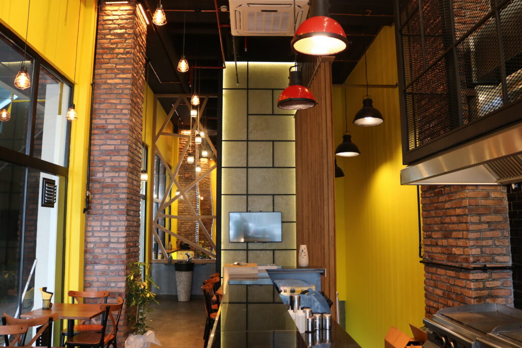 burger restaurant design in istanbul