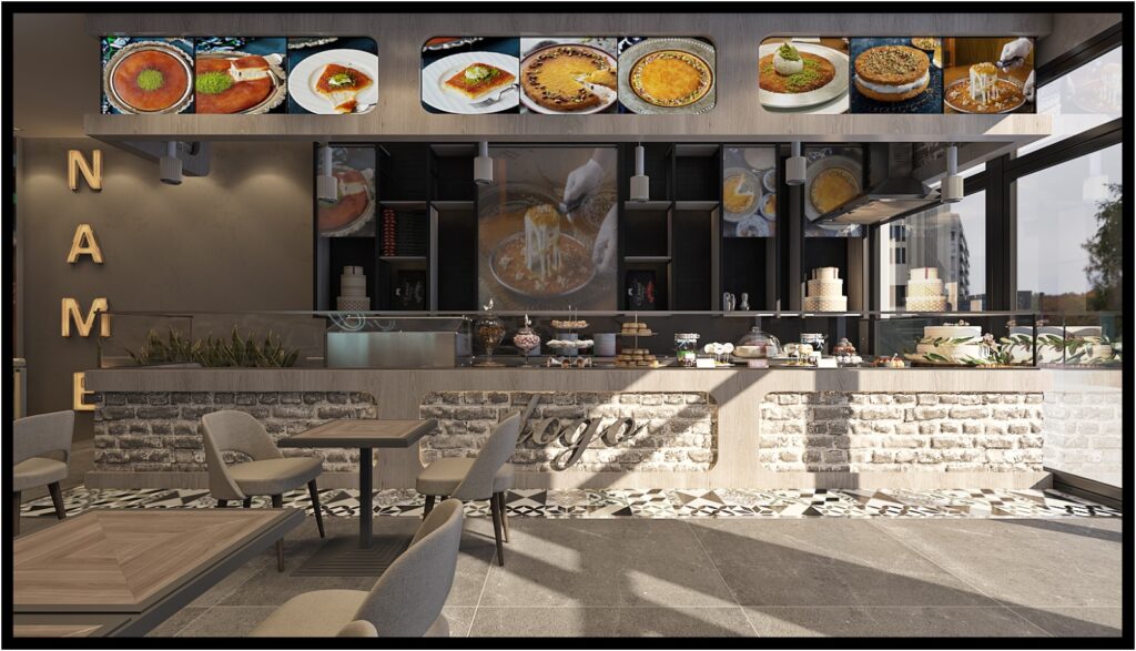 sweet shop interior design istanbul