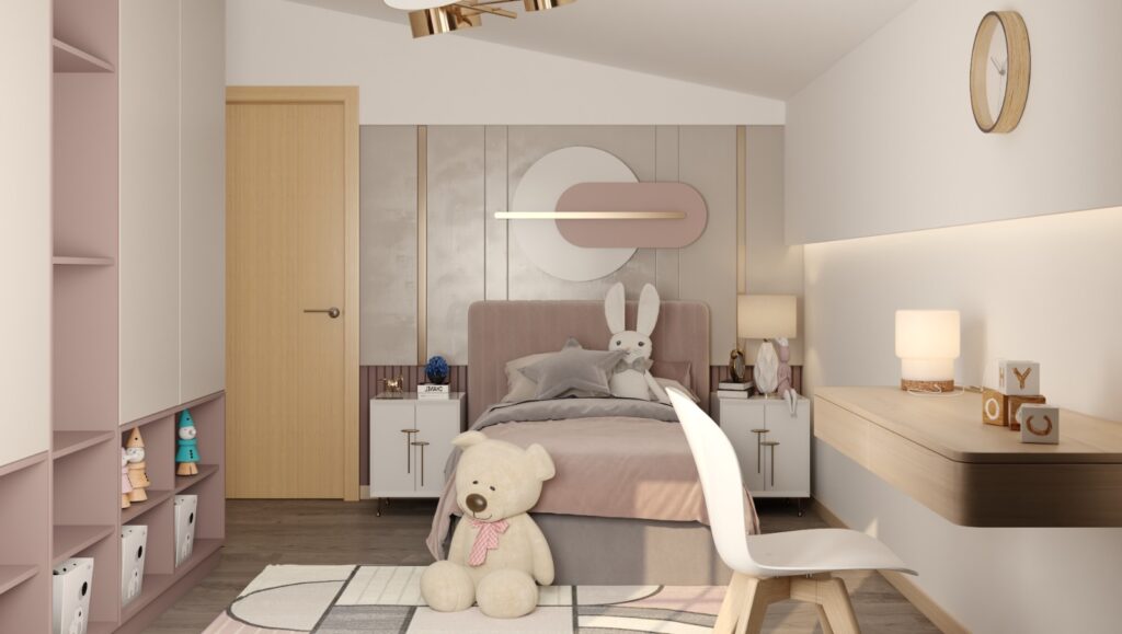 villa girls room design