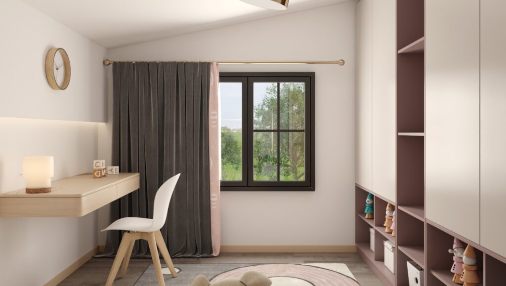 villa girls room design