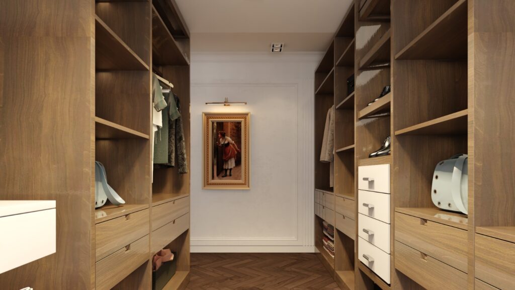 villa dressings room design