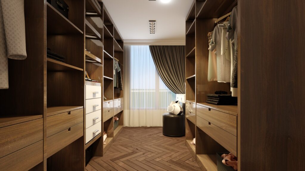 villa dressings room design