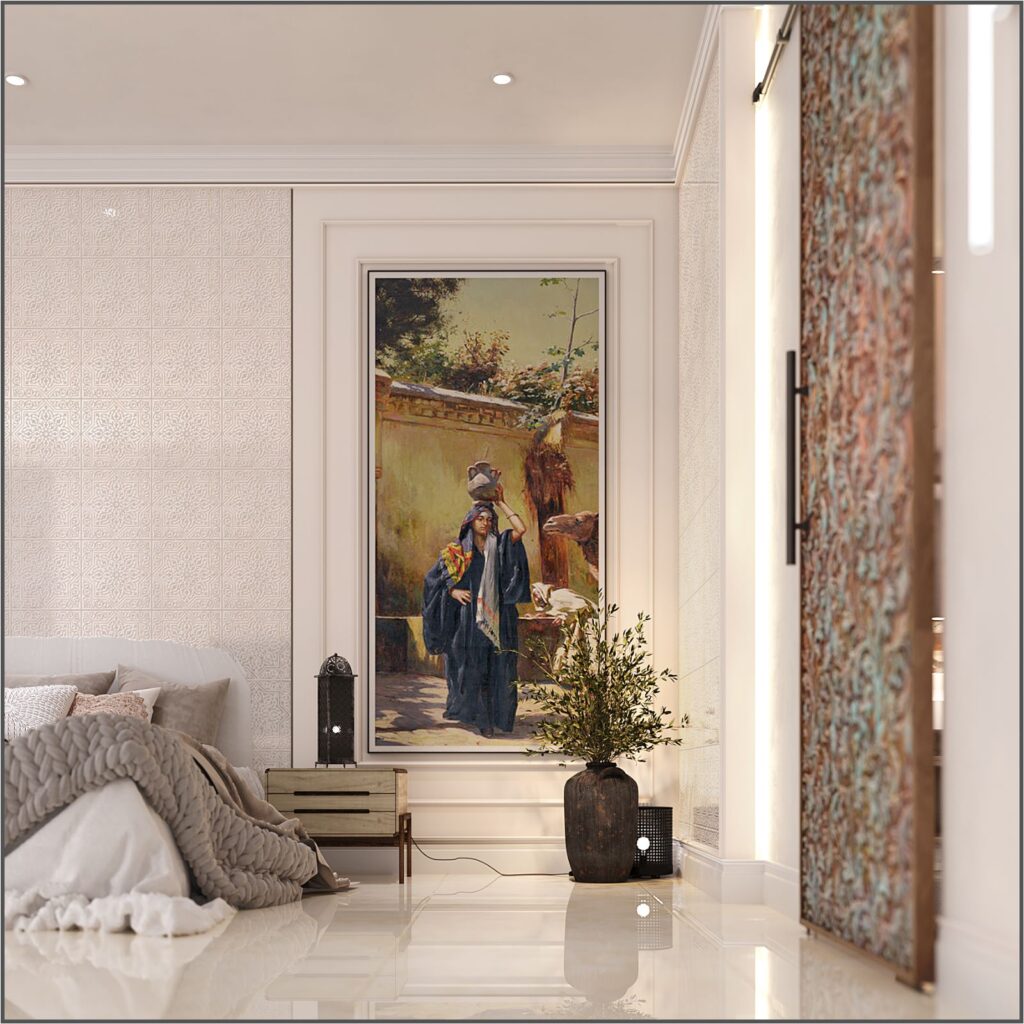 villa master bedroom interior design