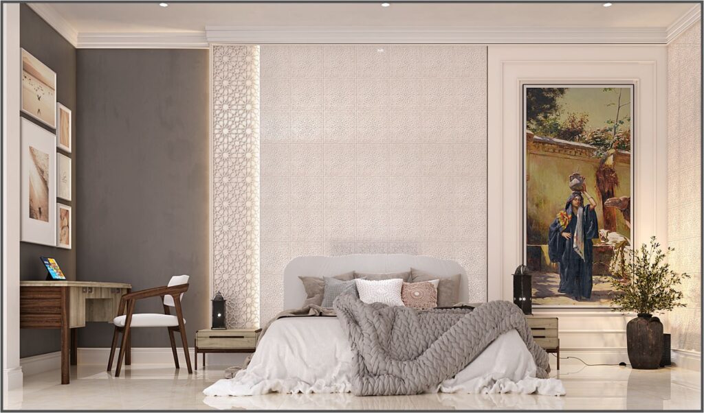 villa master bedroom interior design