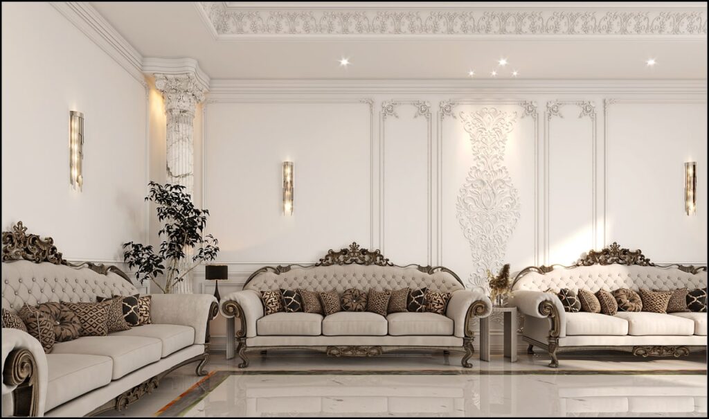 Classic Men’s Majlis Interior Design in Saudi Arabia