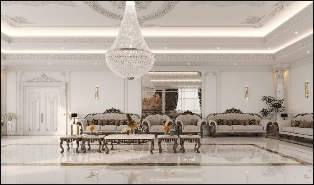 Classic Men’s Majlis Interior Design in Saudi Arabia