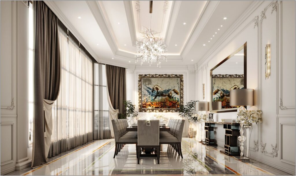 Classic Men’s Majlis Interior Design in Saudi Arabia