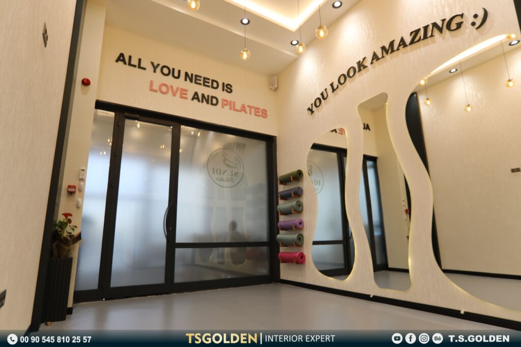 Sendi Pilates studio design Başakşehir | interior design company in istanbul
